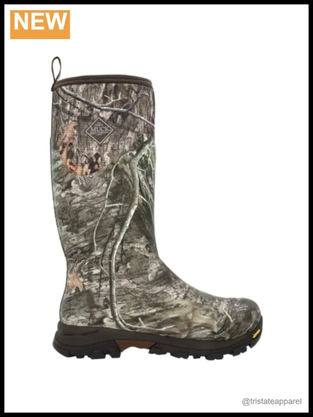 Muck Rubber Waterproof Insulated 16in Tall Hunting Boot Pull-On